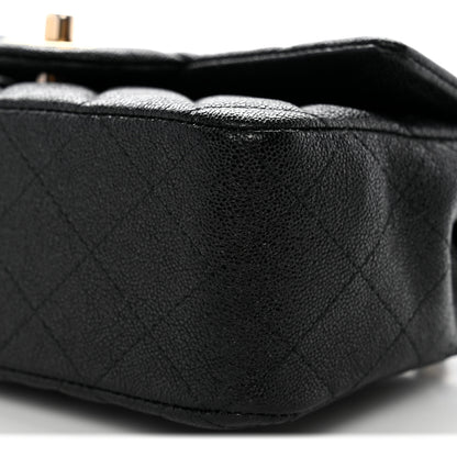 Chanel Caviar Quilted Mini Top Handle Rectangular Flap Black 10 of 11