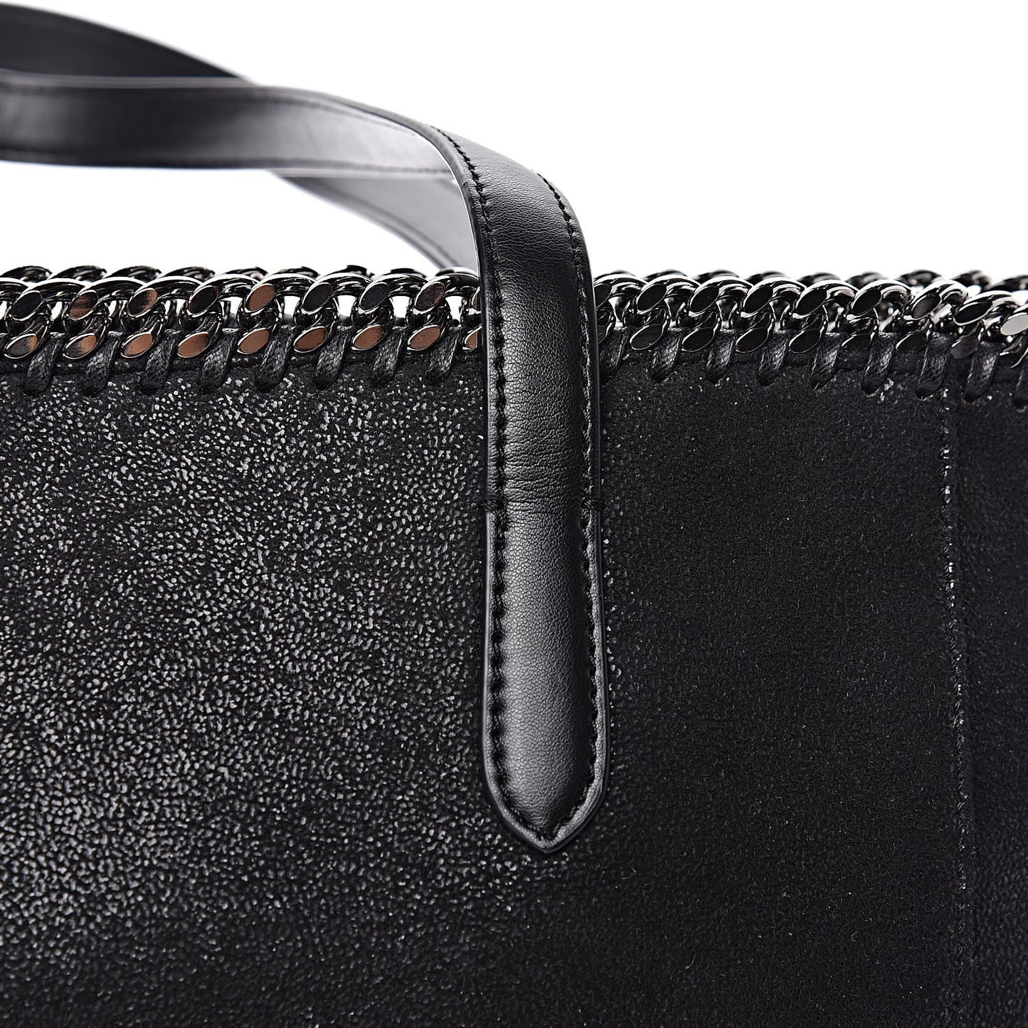 Shaggy Deer Falabella East West Shopper Tote Black