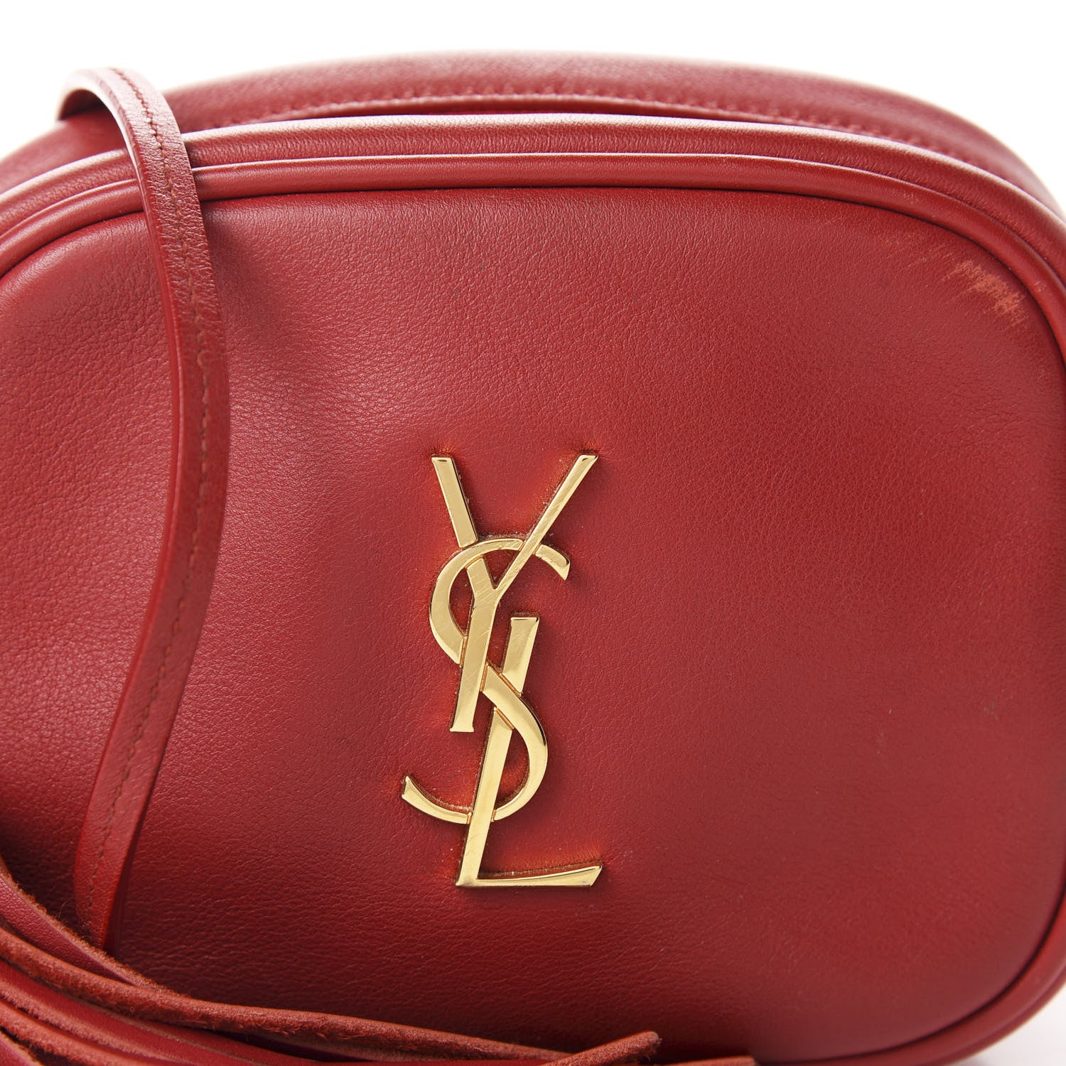 Saint Laurent Nappa Monogram Blogger Bag Red 13 of 13