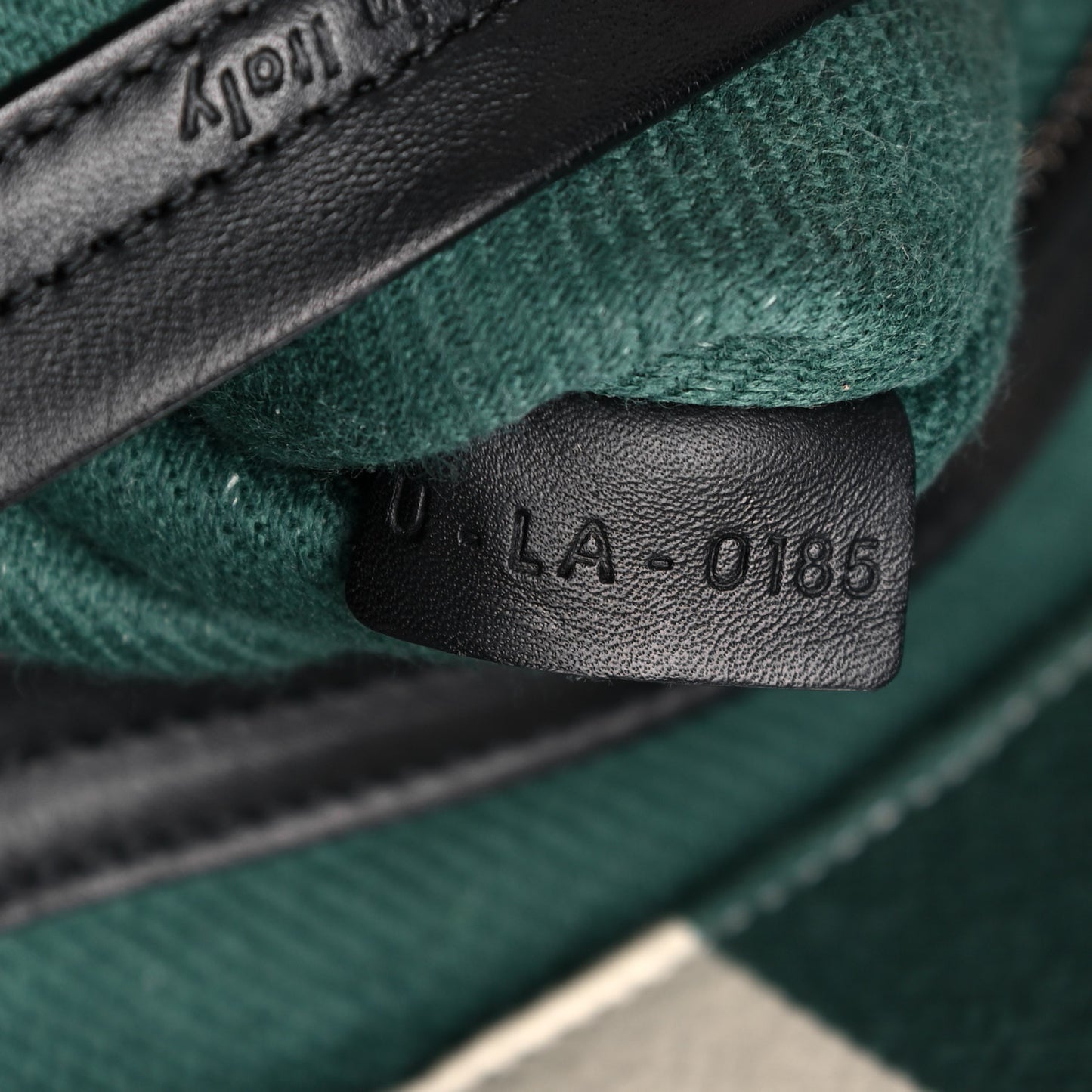 Cotton Canvas Striped Medium Phantom Luggage White Green