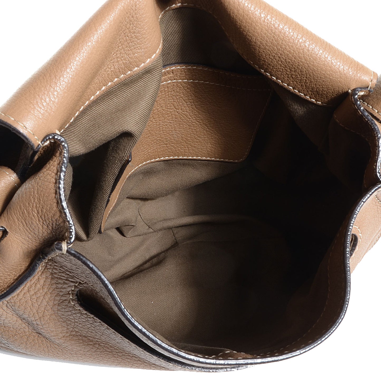 Calfskin Medium Marcie Round Crossbody Bag Nut