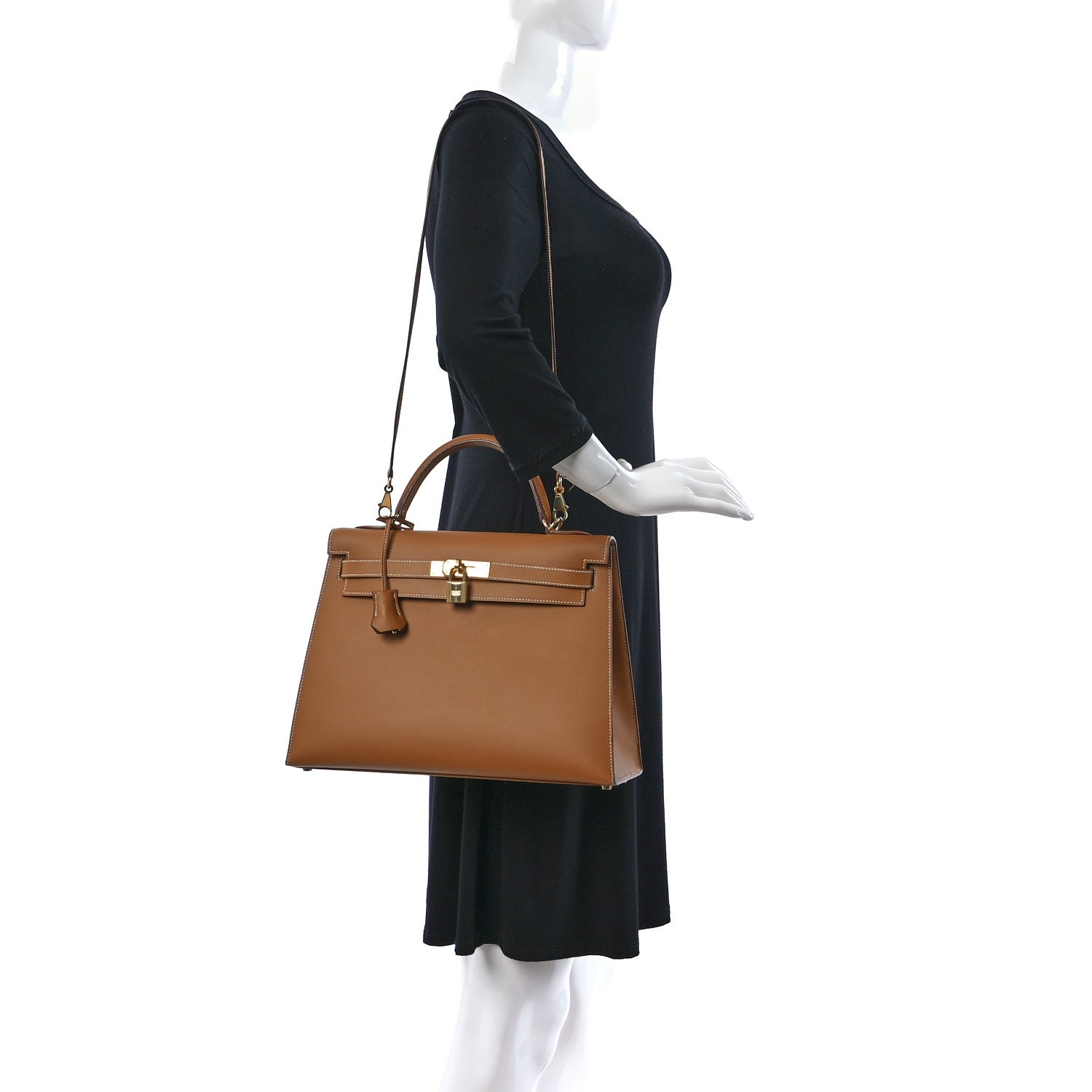 Hermes Chamonix Kelly Sellier 35 Gold 2 of 17
