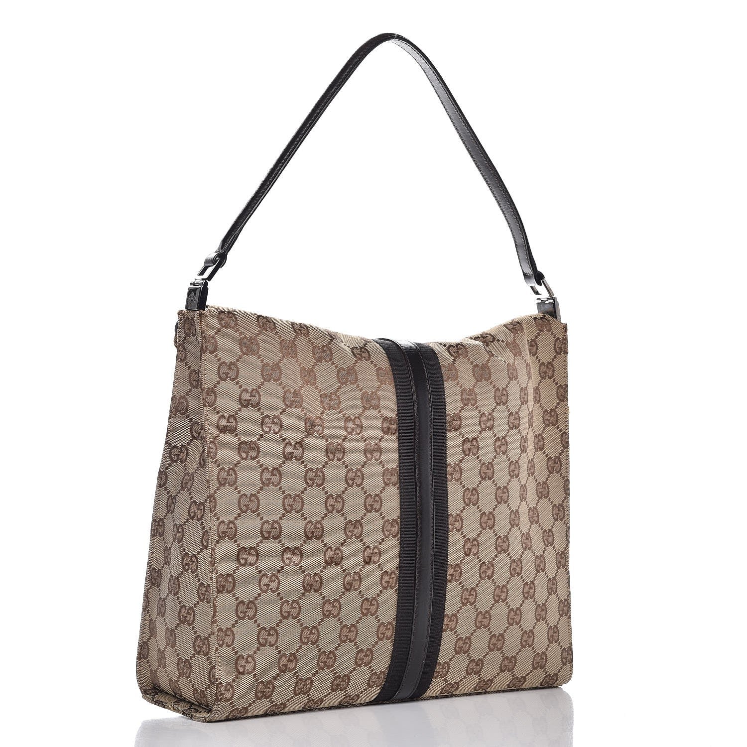Gucci Monogram Shoulder Bag Brown 3 of 15