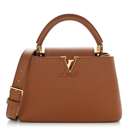 Louis Vuitton Taurillon Capucines BB Tan 1 of 10