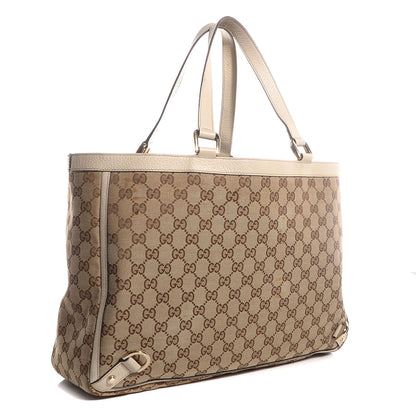 Gucci Monogram Large Abbey Tote Off White 4 of 16
