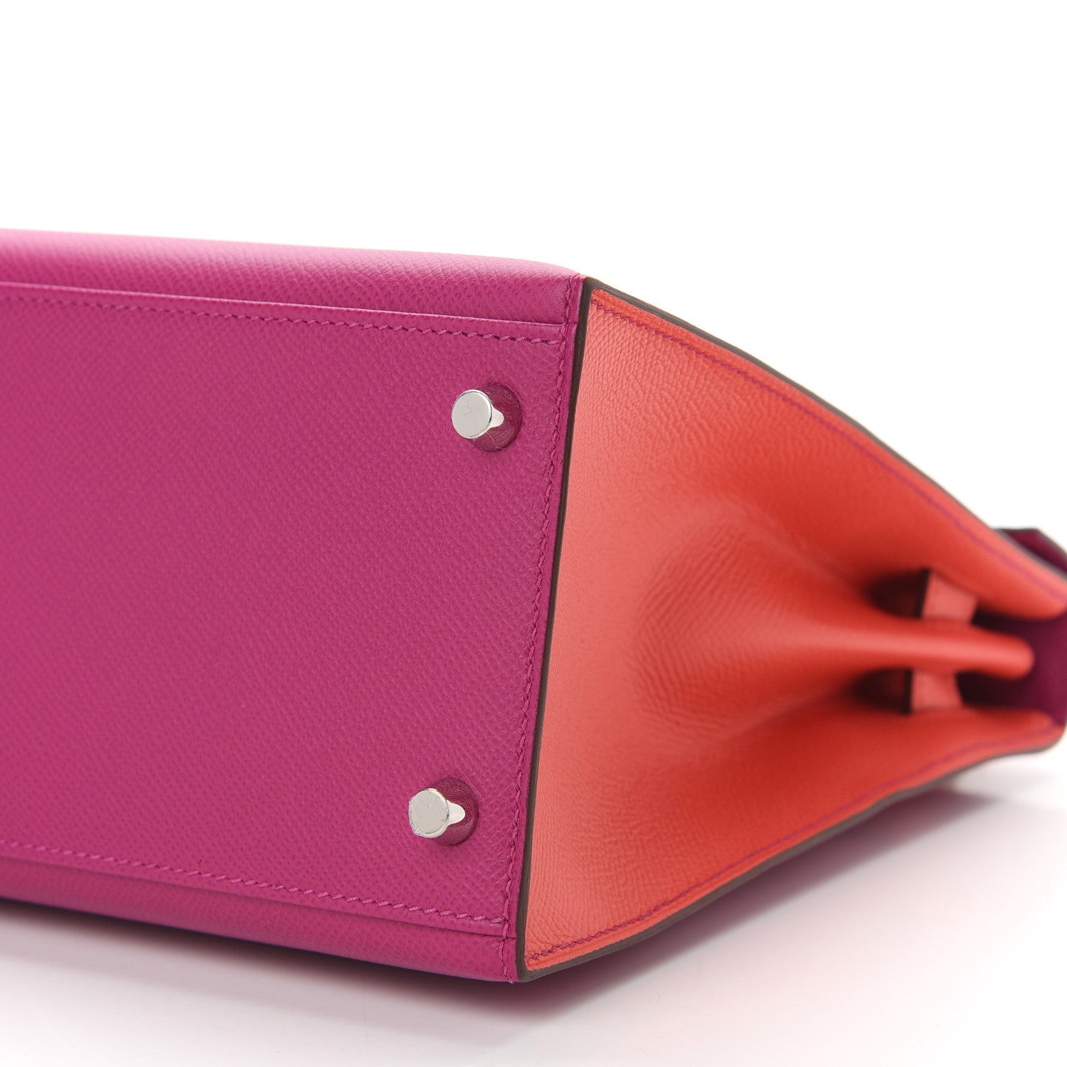 Hermes Epsom Horseshoe Kelly Sellier 28 Rose Pourpre Rose Jaipur 9 of 11