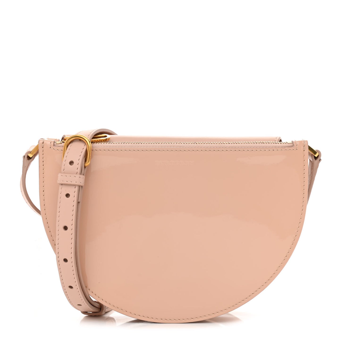Patent Small D Crossbody Bag Pink