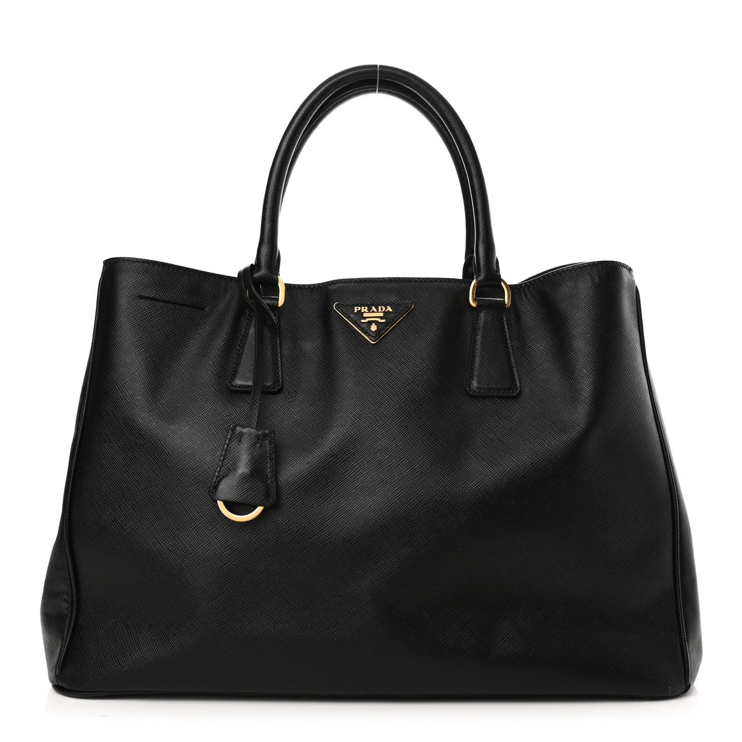 Saffiano Lux Large Tote Black