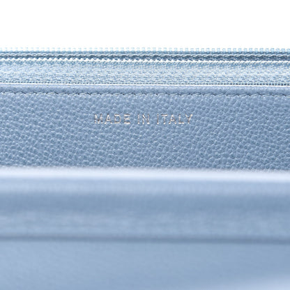 Chanel Grained Calfskin Quilted CC Box Wallet On Chain WOC Blue 7 of 11
