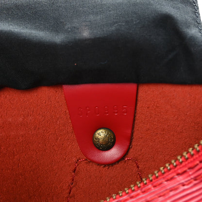 Louis Vuitton Epi Speedy 25 Castillan Red 7 of 11