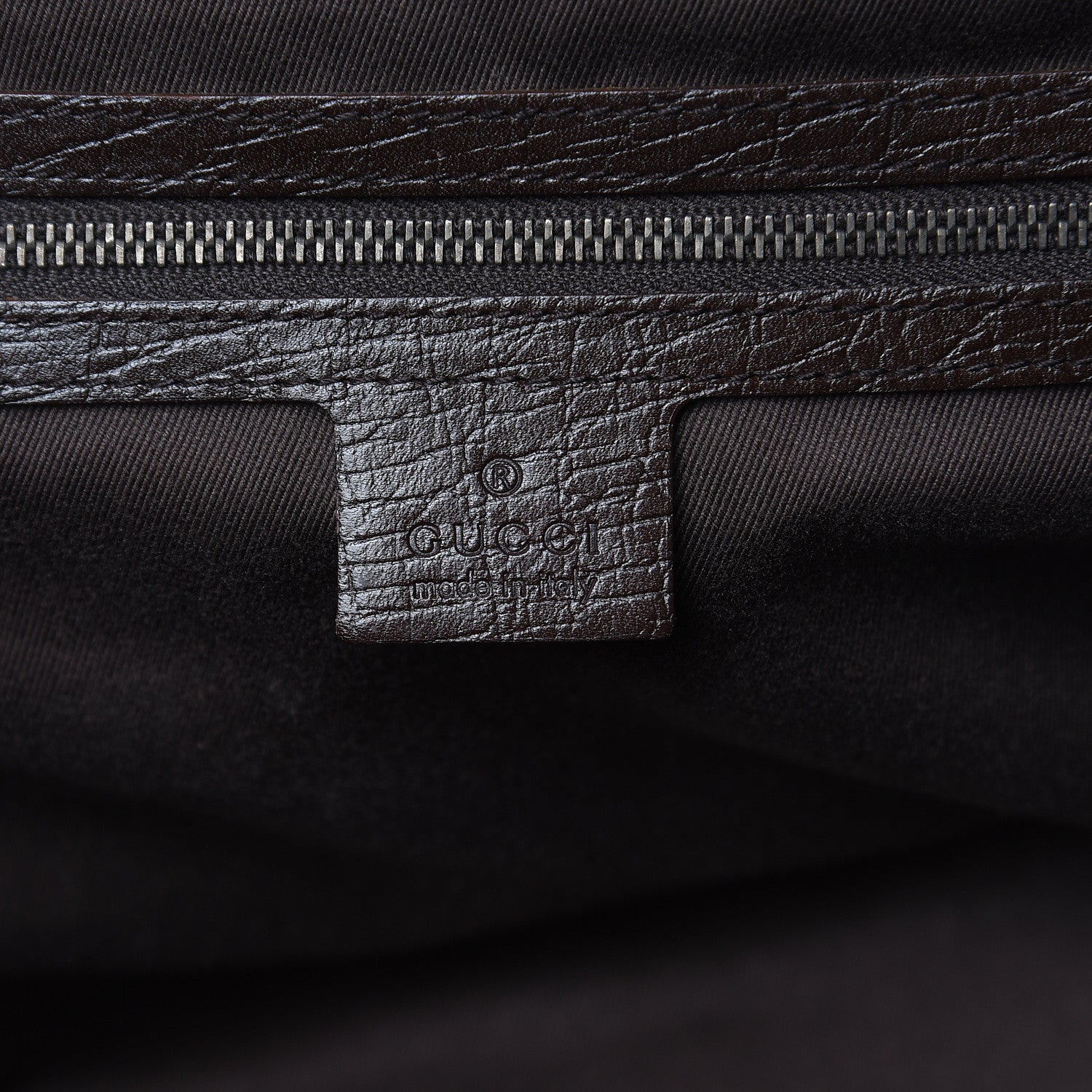 Gucci Monogram Bamboo Bullet Bag Dark Brown 12 of 15
