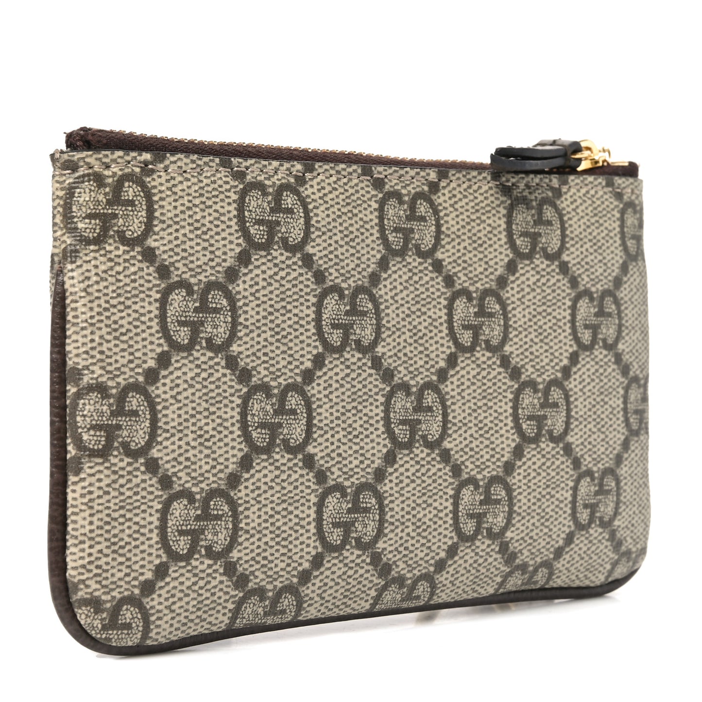 GG Supreme Monogram Key Case Brown