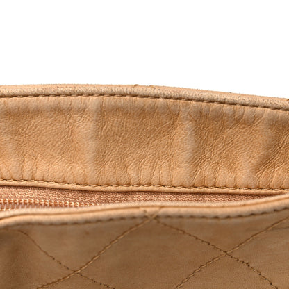 Chanel Lambskin Stitched Medium Ultimate Soft Tote Beige 19 of 19