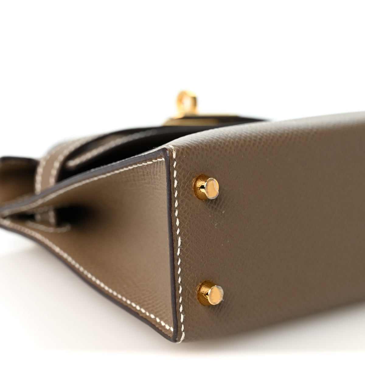 Epsom Mini Kelly Sellier 20 Etoupe
