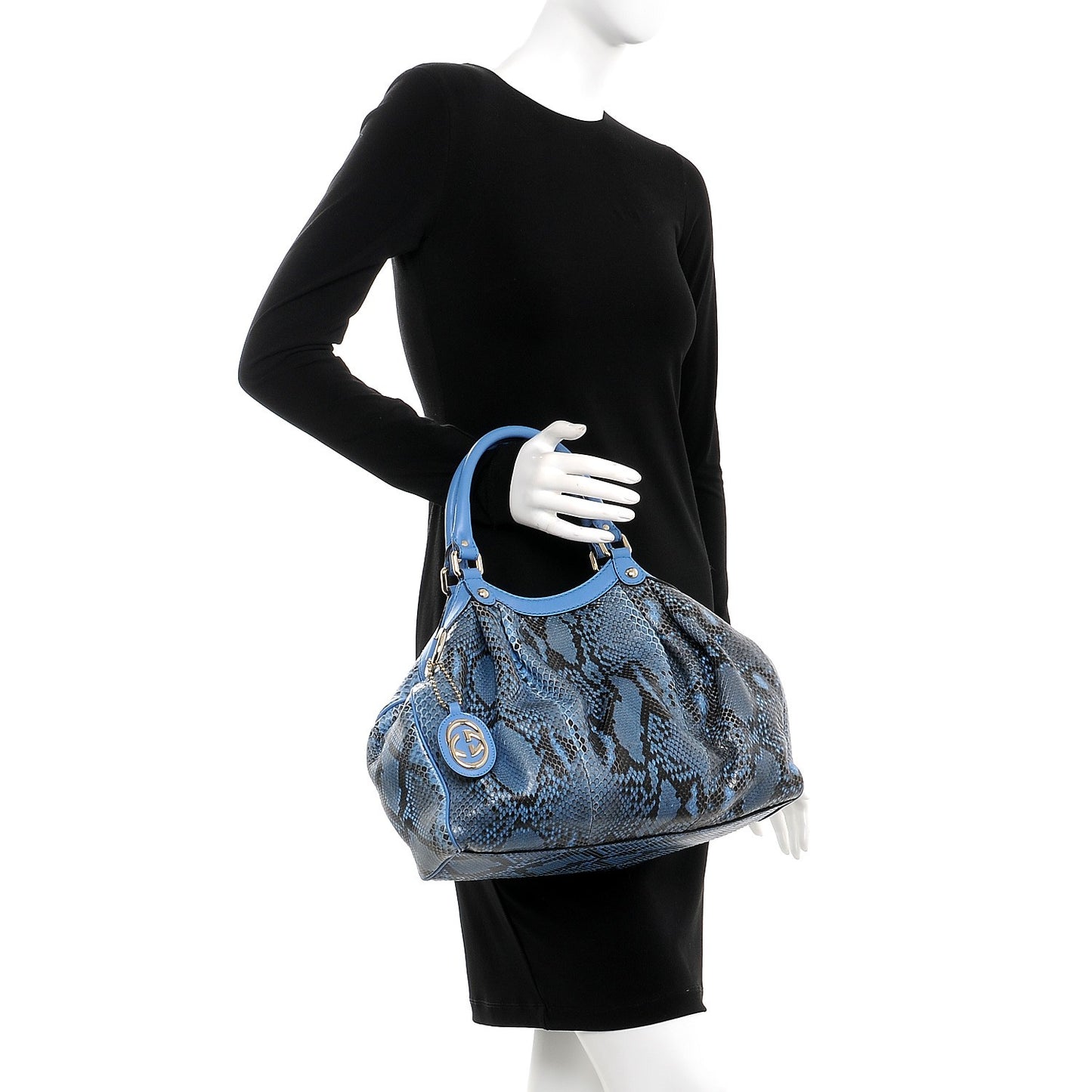 Python Medium Sukey Tote Blue