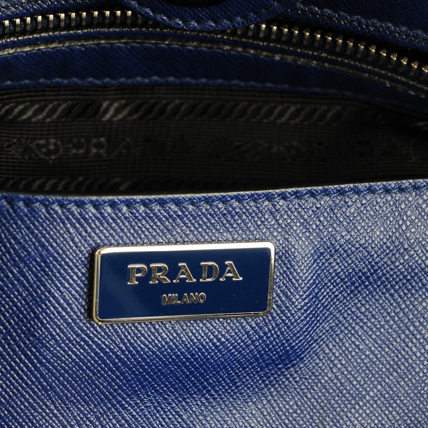 Prada Saffiano Soft Tote Inchiostro 6 of 8