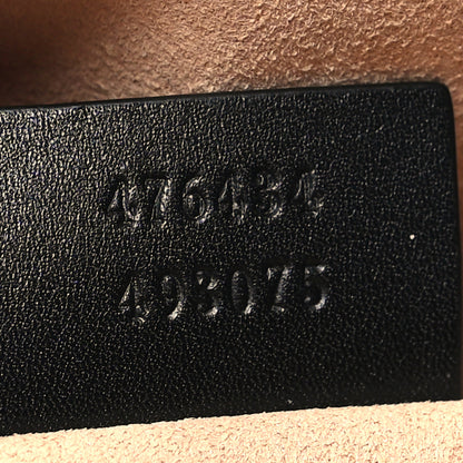 Gucci Calfskin Matelasse GG Marmont Belt Bag 85 34 Black 7 of 11
