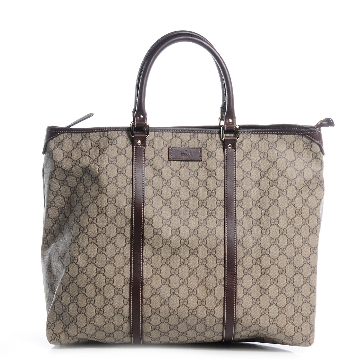 GG Supreme Monogram Large Joy Tote Bag Brown