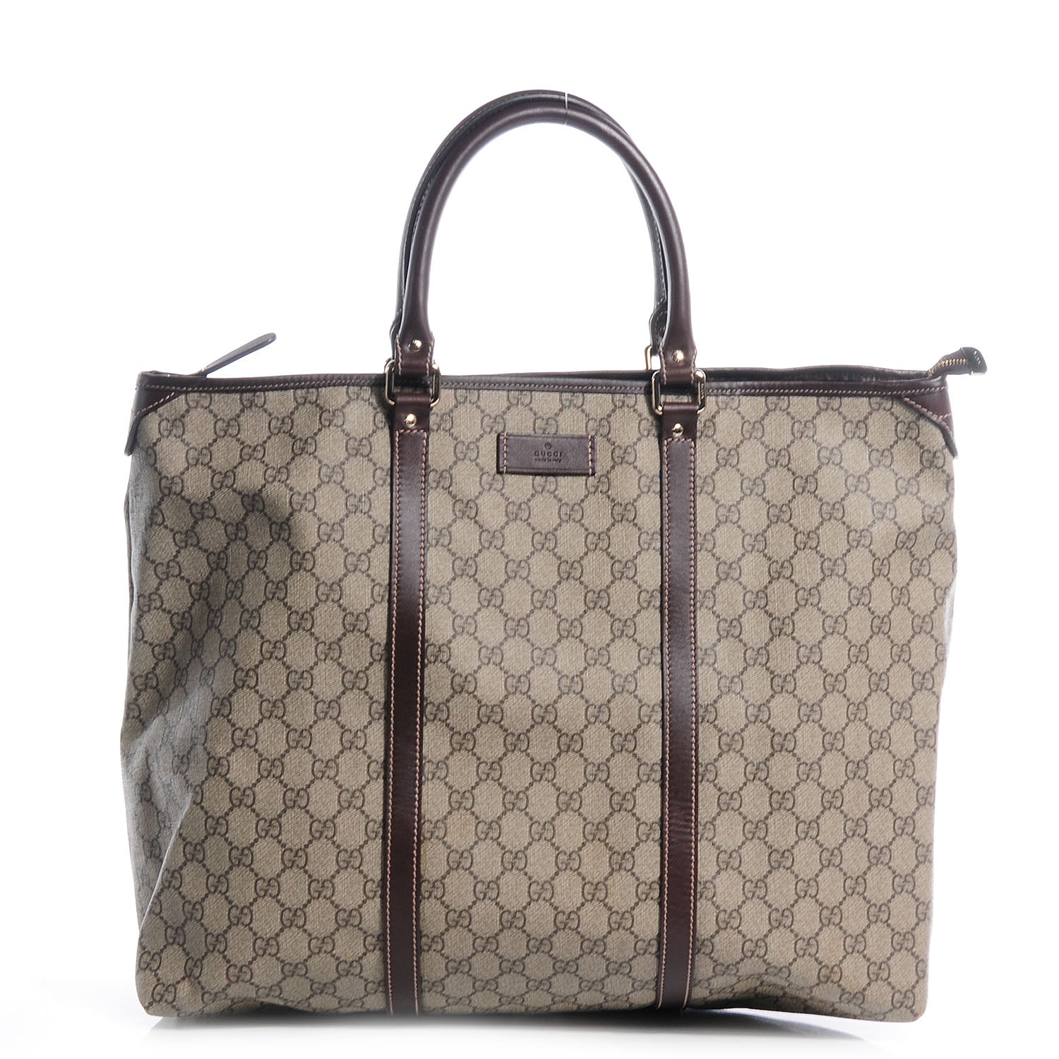 Gucci GG Supreme Monogram Large Joy Tote Bag Brown 1 of 7