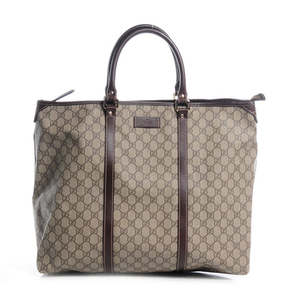 Gucci GG Supreme Monogram Large Joy Tote Bag Brown 1 of 7