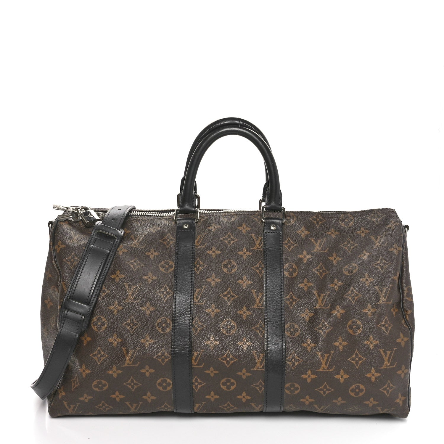 Louis Vuitton Monogram Macassar Keepall Bandouliere 45 1 of 10
