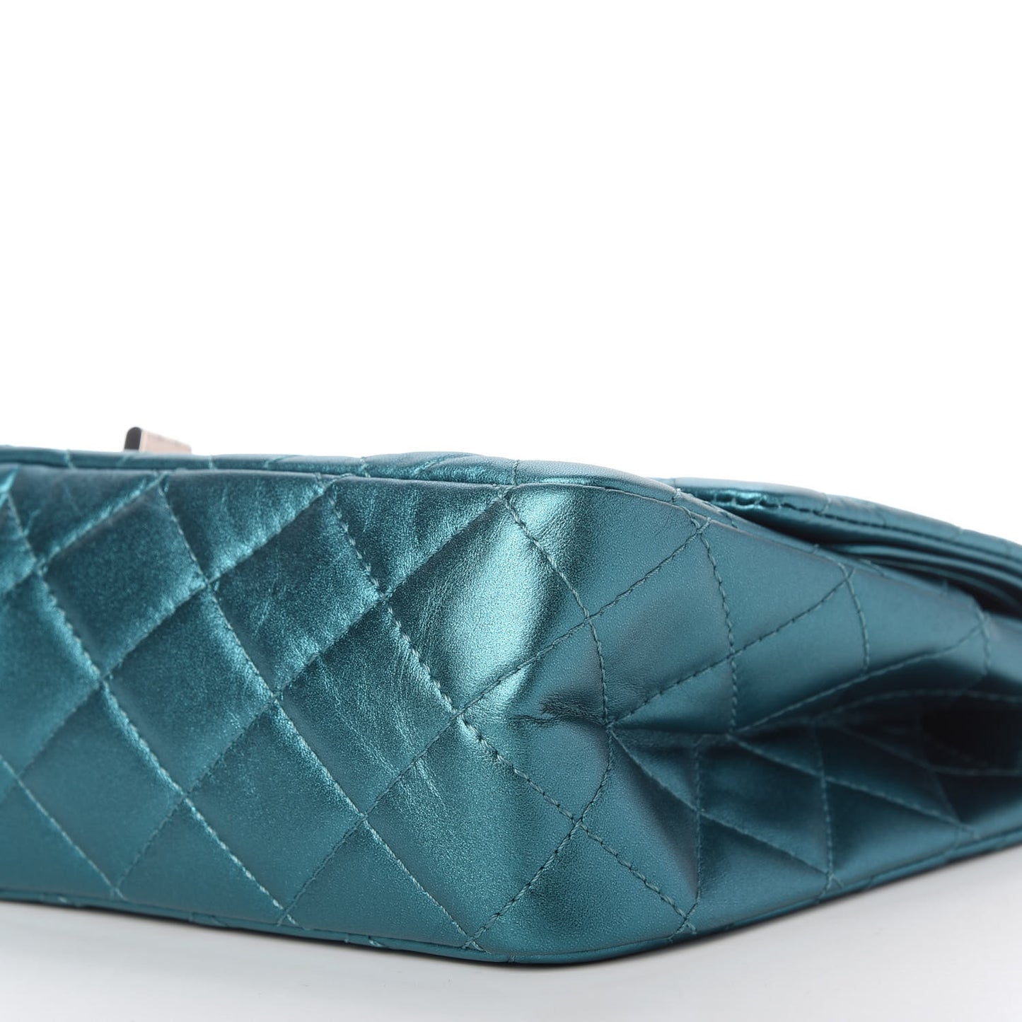 Metallic Calfskin Quilted 2.55 Reissue 226 Flap Turquoise
