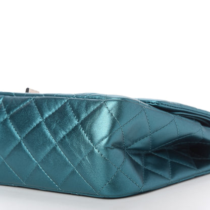 Chanel Metallic Calfskin Quilted 2.55 Reissue 226 Flap Turquoise 7 of 11