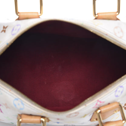 Louis Vuitton Monogram Multicolor Speedy 30 White 6 of 18