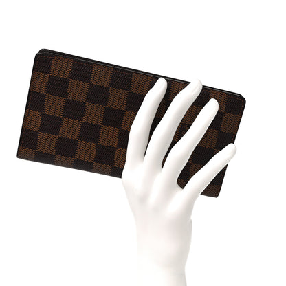 Louis Vuitton Damier Ebene Porte Valeurs Organizer Wallet 2 of 8