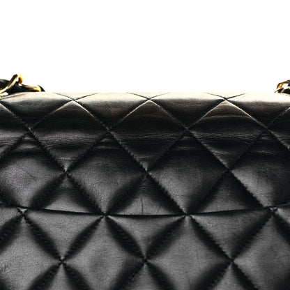 Chanel Lambskin Quilted XL Jumbo Single Flap Black 22 of 23