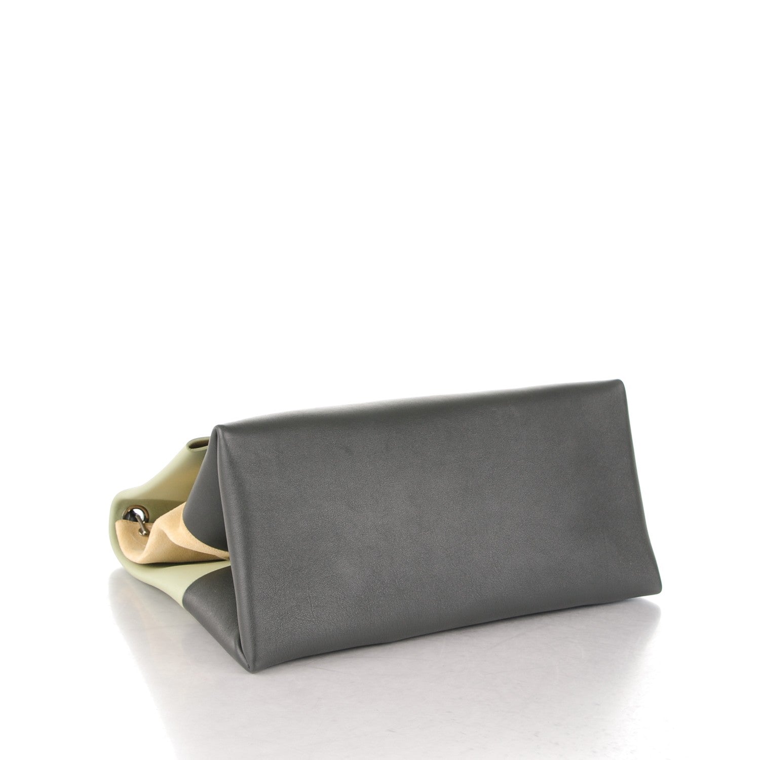 Celine Calfskin Suede All Soft Shoulder Bag Pistachio 4 of 6