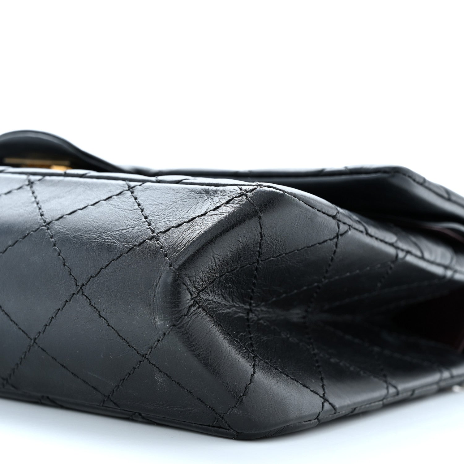 Chanel Aged Calfskin Quilted 2.55 Reissue 226 Flap Black 10 of 11