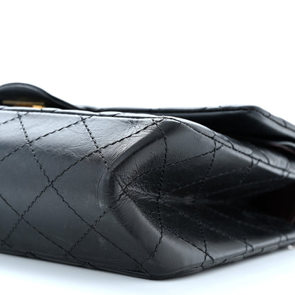 Chanel Aged Calfskin Quilted 2.55 Reissue 226 Flap Black 10 of 11
