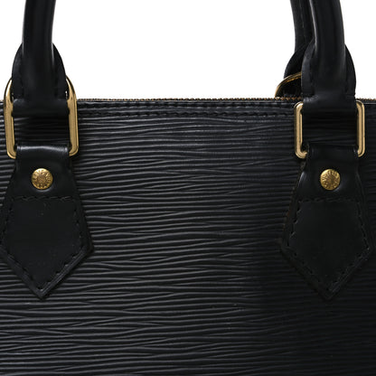Louis Vuitton Epi Alma PM Black 7 of 9