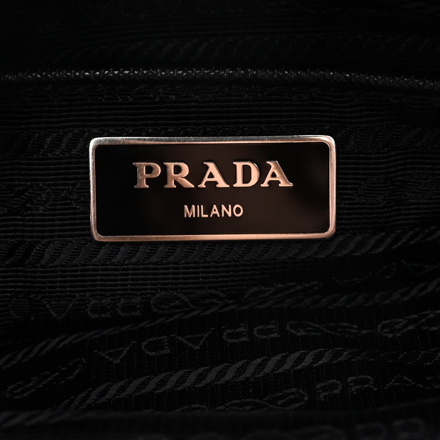 Prada Tessuto Nylon Saffiano Messenger Black 9 of 11