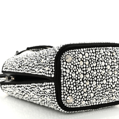 Prada Satin Crystal Small Panier Bucket Bag Metal 8 of 10