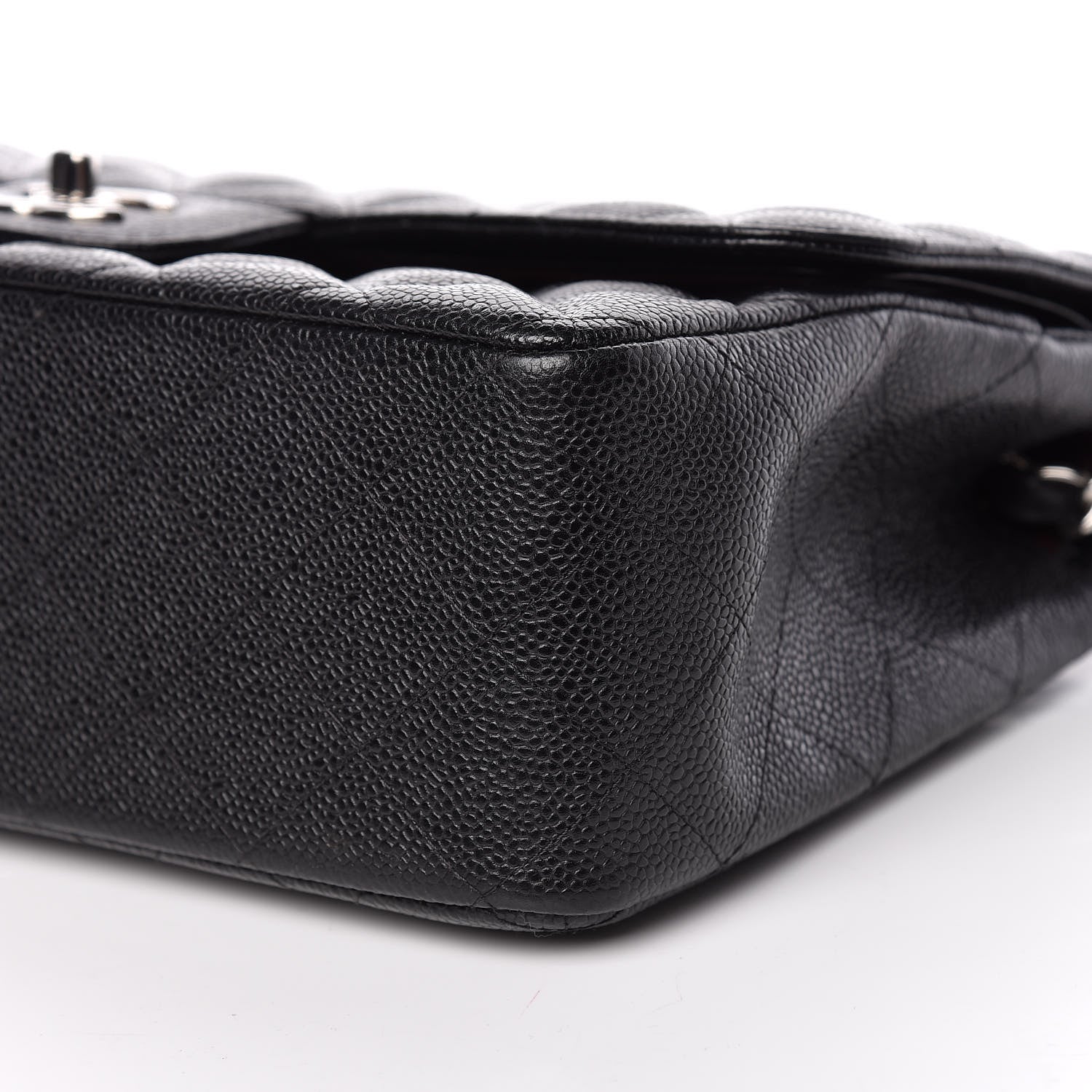 Chanel Caviar Quilted Jumbo Double Flap Black 6 of 18