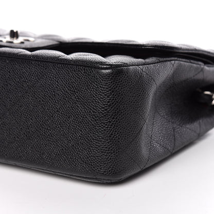 Chanel Caviar Quilted Jumbo Double Flap Black 6 of 18