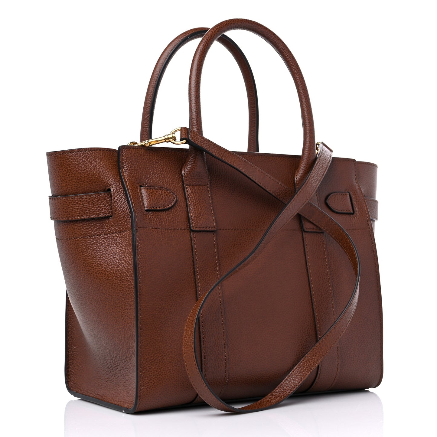 Classic Grain Small Bayswater Zip Tote Oak