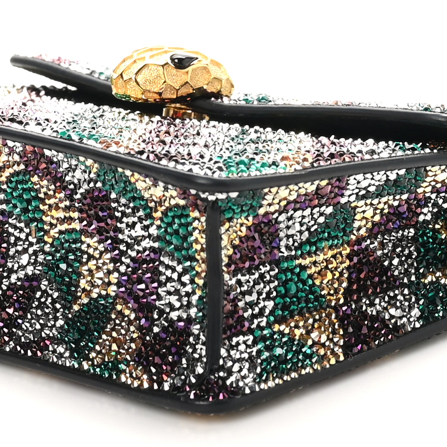 Bulgari Calla Crystal Serpenti Forever Mini Crossbody Bag Multicolor 10 of 11