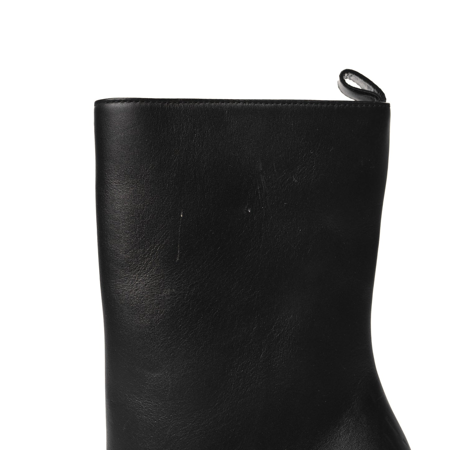 Calfskin Dolly Alta Booty 160 Ankle Boots 39.5 Black