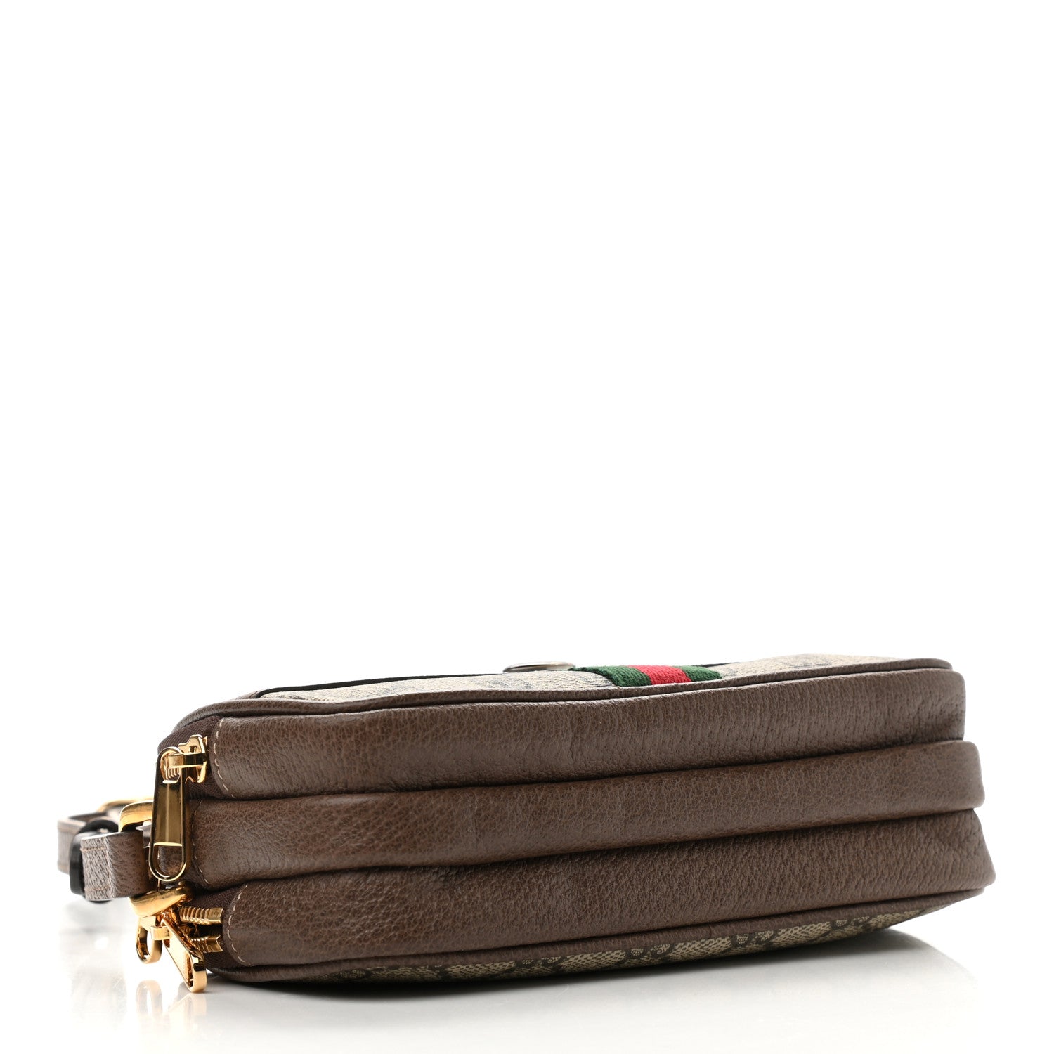 Gucci GG Supreme Monogram Web Mini Ophidia GG Bag Brown 4 of 13