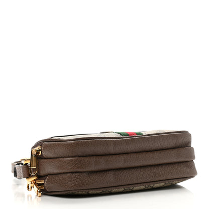Gucci GG Supreme Monogram Web Mini Ophidia GG Bag Brown 4 of 13