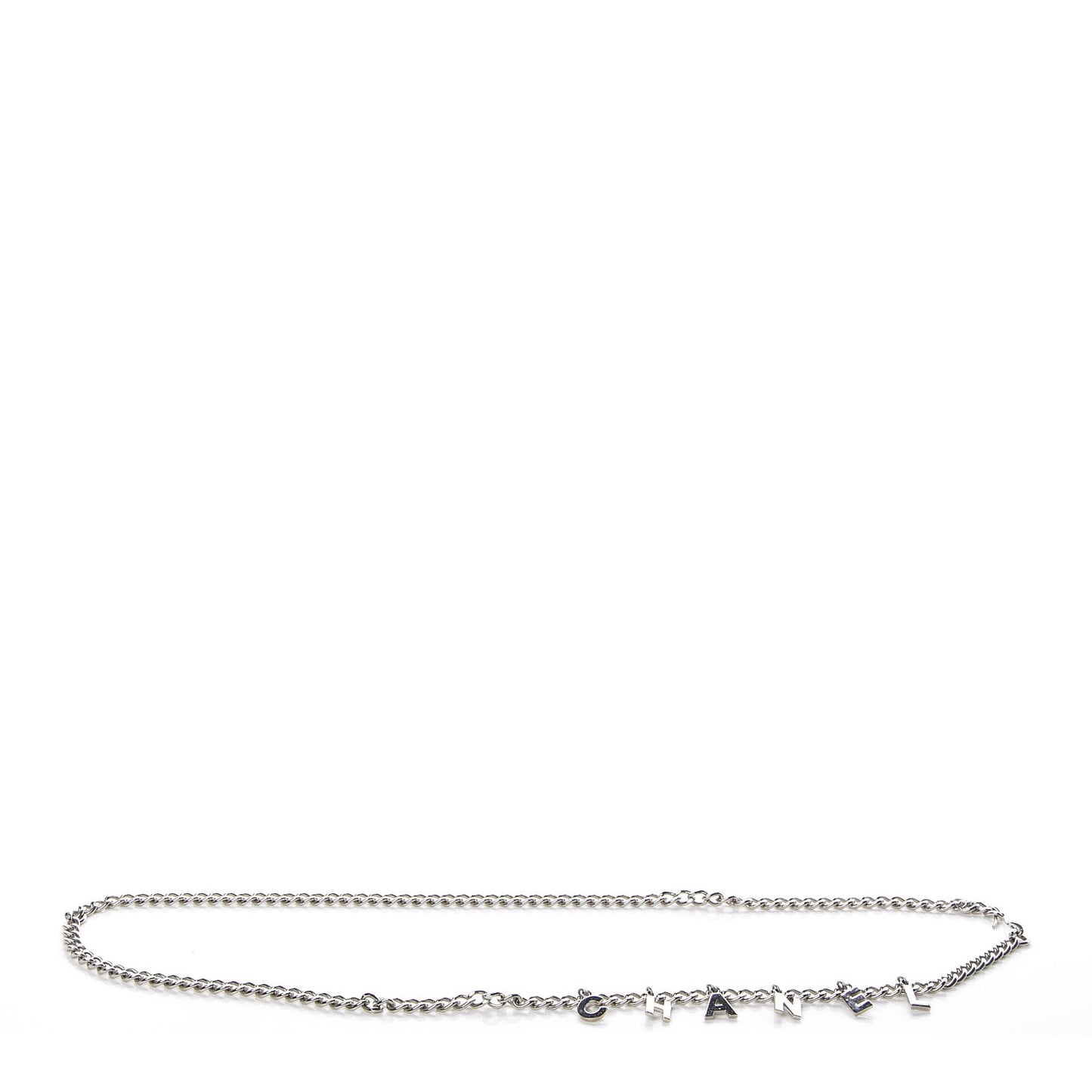CC Chain Logo Belt Silver