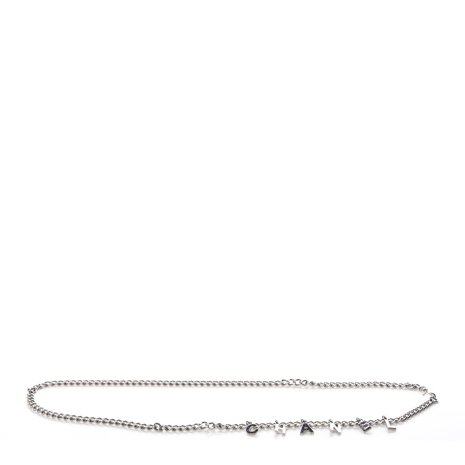 Chanel CC Chain Logo Belt Silver 1 of 5