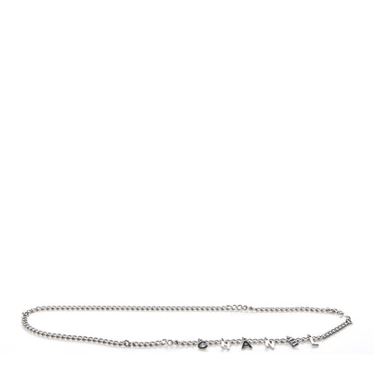 Chanel CC Chain Logo Belt Silver 1 of 5