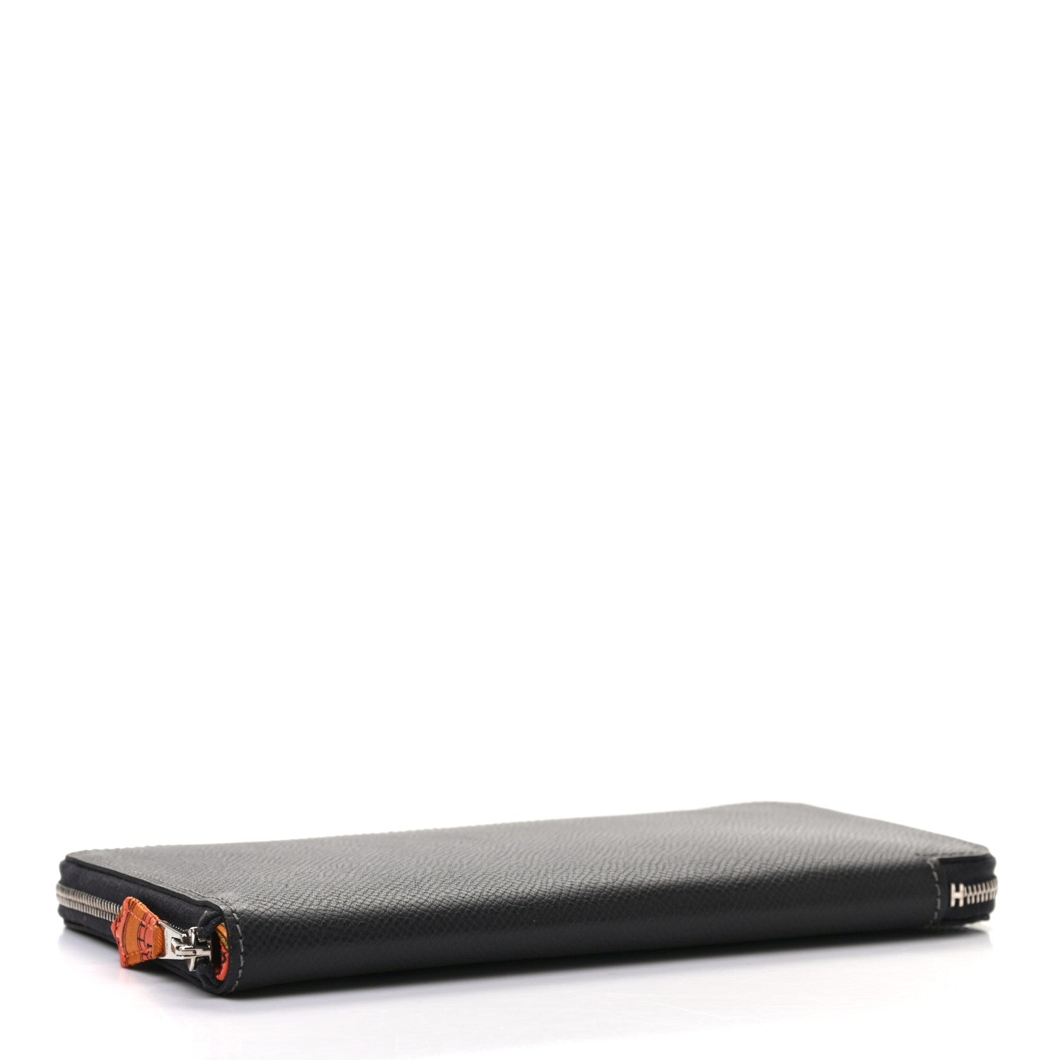 Hermes Epsom Silk'In Wallet Graphite Potiron 4 of 7
