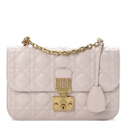 Christian Dior Lambskin Cannage Large Dioraddict Flap Rose Poudre 1 of 12