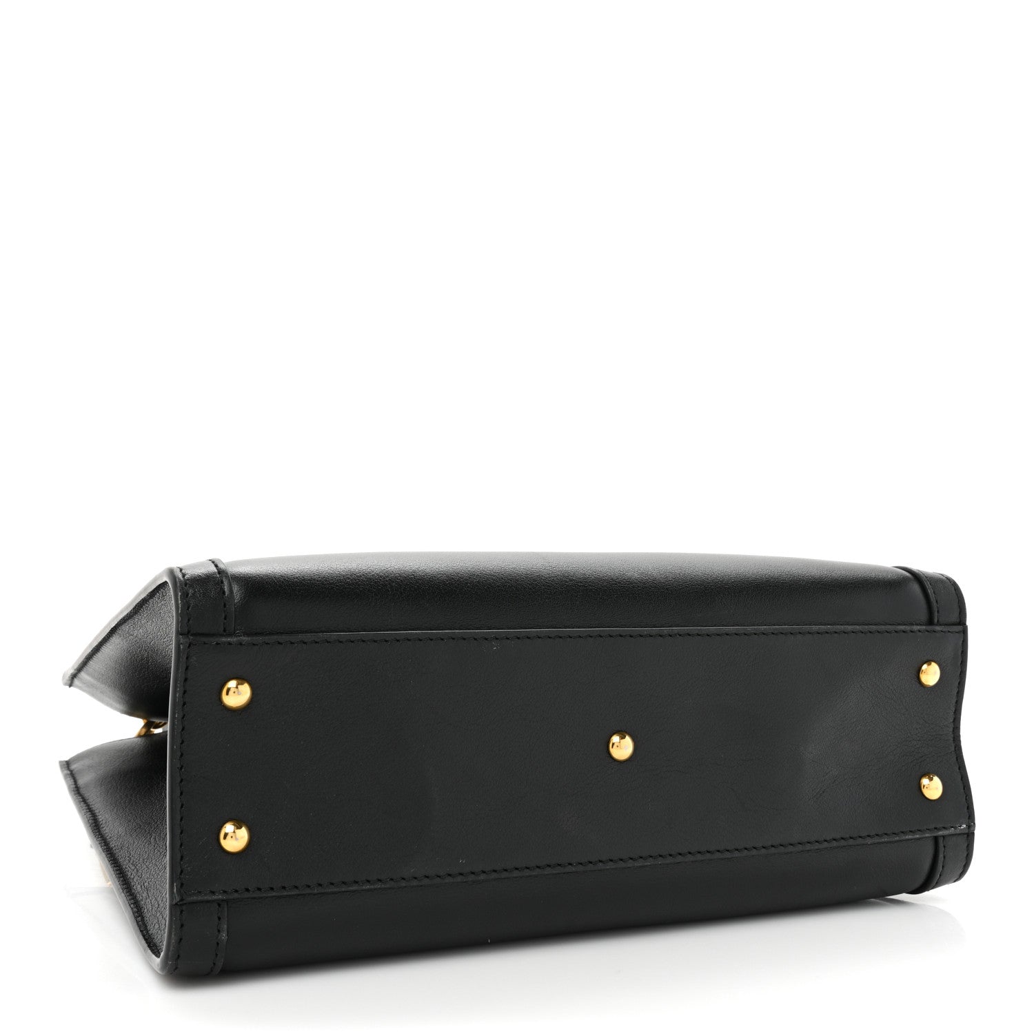 Gucci Calfskin Small Diana Tote Bag Black Yellow Fluo 4 of 19