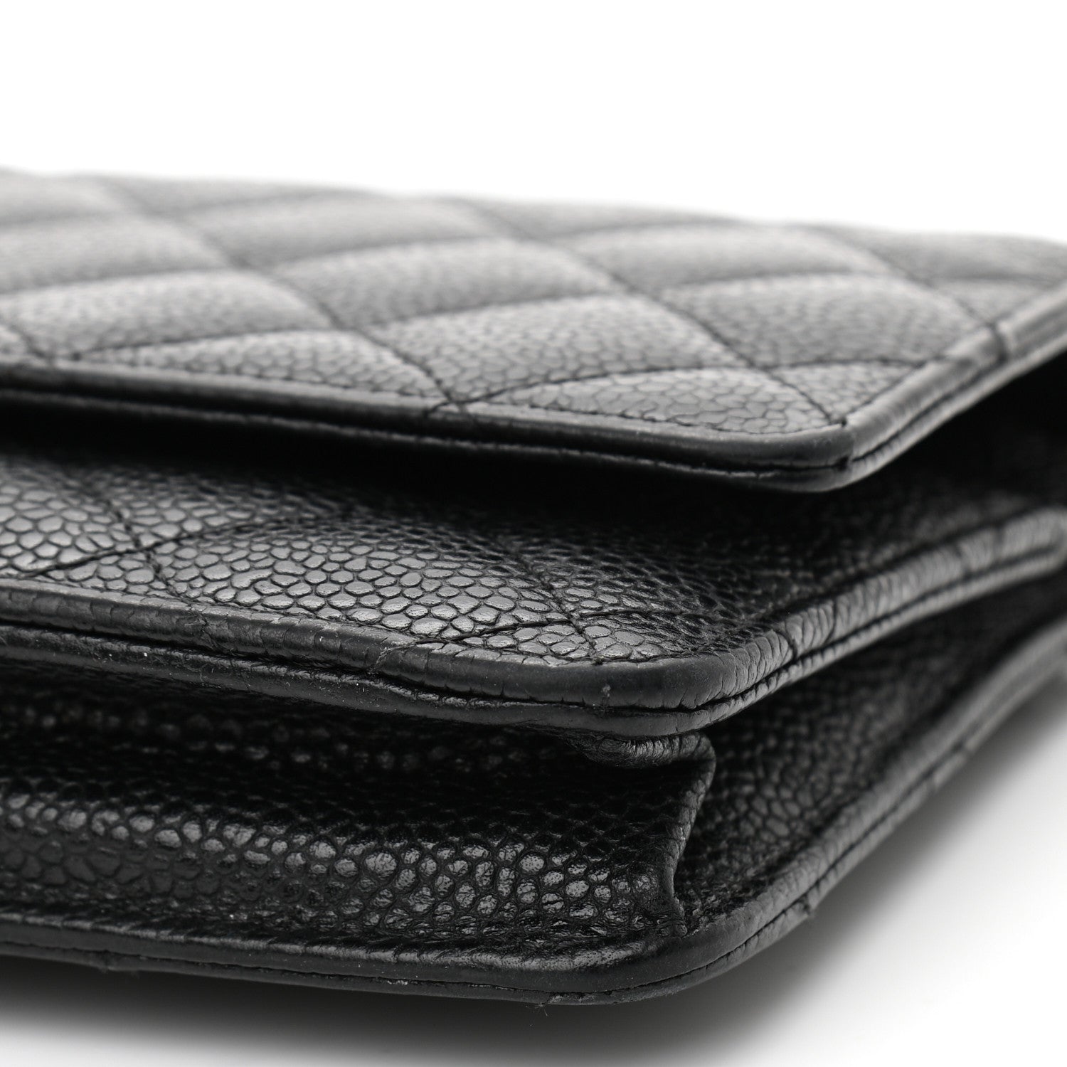 Chanel Caviar Quilted Wallet On Chain WOC Black 11 of 15
